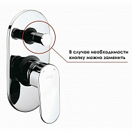 Смеситель для душа WasserKRAFT Isar 1361 Темная бронза