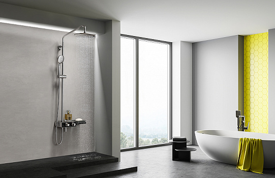 Душевая система Lemark Tropic LM7009C Хром Черный