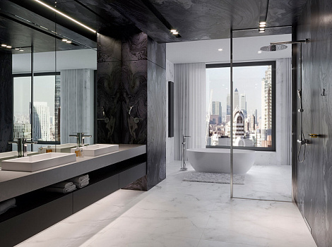 Смеситель для раковины Ferro Algeo Square BAQ2L Хром