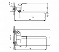 Смеситель для ванны Lemark Unit LM4517C универсальный Хром