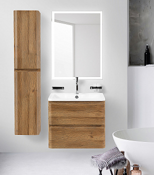 Тумба под раковину BelBagno 70 ALBANO-700-2C-SO-RR подвесная Rovere Rustico