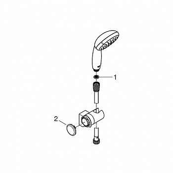 Душевой гарнитур Grohe Tempesta 100 2760110E Хром