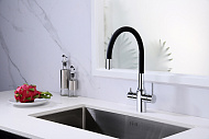 Смеситель для кухни Paulmark Salix Sa213419-CR Хром