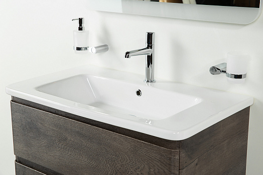 Тумба под раковину BelBagno 80 ALBANO-CER-800-2C-SO-RNG подвесная Robere Nature Grigio