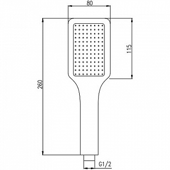 Душевой гарнитур Rav Slezak SK0065CMAT Черный матовый