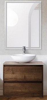 Тумба под раковину BelBagno Kraft 60 KRAFT-600-2C-SO-RT подвесная Rovere Tabacco