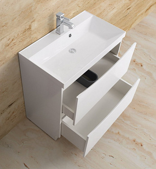 Тумба под раковину BelBagno Marino 65 MARINO-650-2C-SO-BL-P подвесная Bianco Lucido