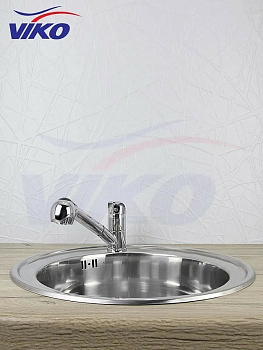 Смеситель для кухни Viko V-6909 Хром