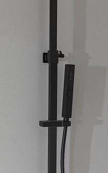 Душевая система Allen Brau Infinity 5.21012-31 Черная матовая