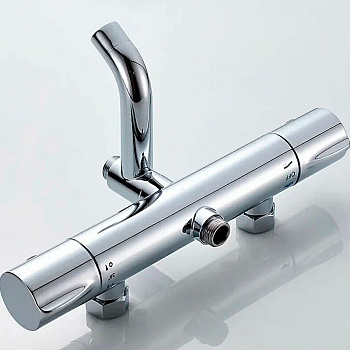 Душевая система Accoona H305 A83305 с термостатом Хром