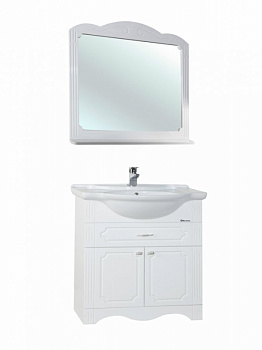 Зеркало Bellezza Кантри 75 Белое
