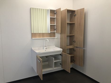 Тумба с раковиной Comforty Рига 70 00004142215 подвесная Дуб сонома