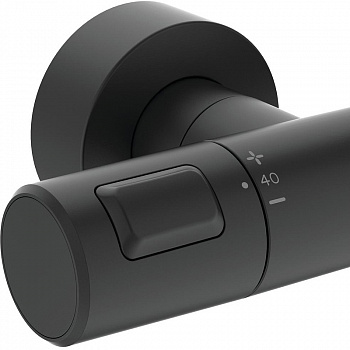 Душевая система Ideal Standard Ceratherm T25 A7546XG с термостатом Черная матовая