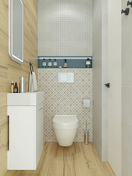 Тумба под раковину Creto Pollino 37 15-1418-1419W подвесная White