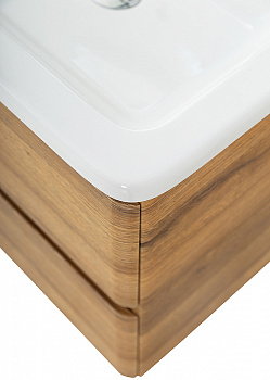 Тумба под раковину BelBagno 60 ALBANO-CER-600-2C-SO-RR подвесная Rovere Rustico