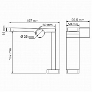 Смеситель для раковины WasserKRAFT Alme 1510 Хром