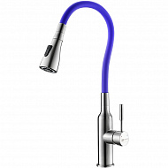 Смеситель для кухни Lemark Expert LM5082S-Violet Хром матовый Фиолетовый