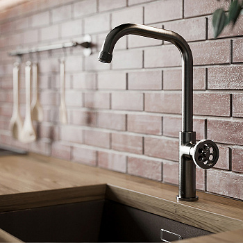 Смеситель для кухни Iddis Grange GRAGM00i05 Графит матовый