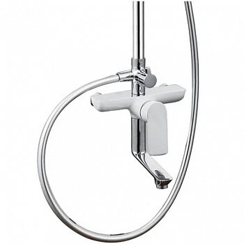 Душевая система Aquanet Arctic AF520-72-R-CW Хром Белый