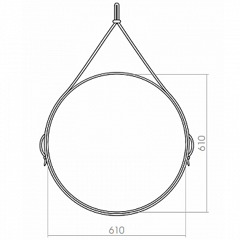 Зеркало Silver Mirrors Kapitan 61 ФР-00002247 Коричневое