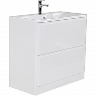 Тумба под раковину BelBagno 80 ALBANO-800-2C-PIA-BL Bianco Lucido