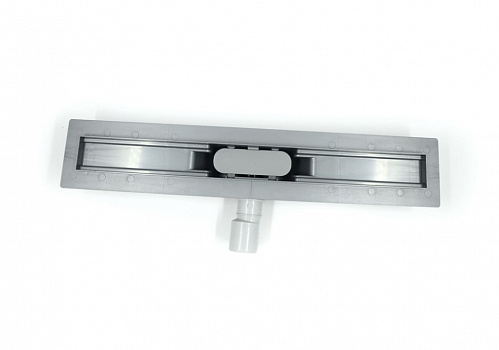 Дренажный канал Timo 60см с решеткой DOUBLE GAP из нержавеющей стали Smart (SM-DGG60-LS40(DRY))