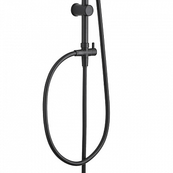 Душевая система Aquanet Passion R AF300-70-R-B 261836 Черная матовая