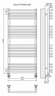 Полотенцесушитель Берн П16 500х1000Terminus