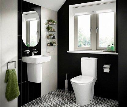 Унитаз компакт Ideal Standard Connect Air E009701 без бачка и сиденья