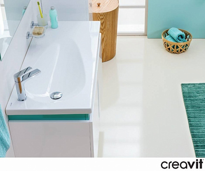 Раковина Creavit Trump 120 TP120-00CB00E-0000 Белая