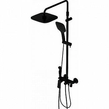 Душевая система Damixa Apollo DX220920300 Черная матовая