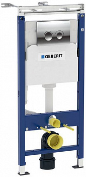 Инсталляция для унитаза GEBERIT Платтенбау Duofix UP100 (клавиша Delta, хром) 458.122.21.1