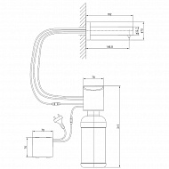 Дозатор для жидкого мыла Lemark Project LM4641CE Хром