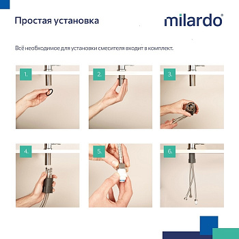 Смеситель для кухни Milardo (RORBNFJM05)