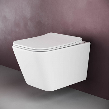 Унитаз Ceramica Nova Metric CN3007 подвесной с сиденьем Микролифт