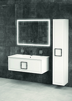 Тумба под раковину Avanti Eleganta 90 5629 подвесная Белая матовая