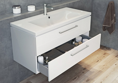 Тумба под раковину Cersanit Lara 80 SZ-LARA-CO80/Wh подвесная Белая