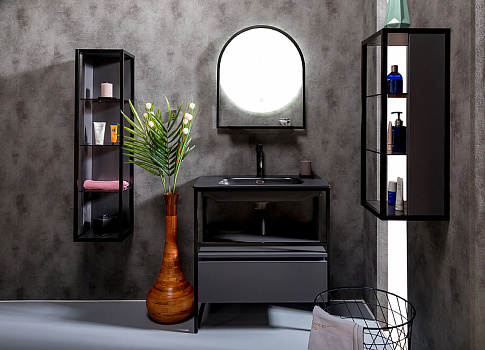 Тумба Boheme Armadi Art Loft 80 894-080-A подвесная Антрацит