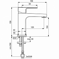 Смеситель для раковины Ideal Standard Cerafine Model D BC553AA Хром