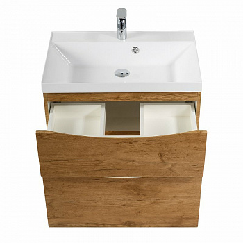 Тумба под раковину BelBagno Marino 90 MARINO-H60-900-2C-SO-RN-P подвесная Rovere Nature