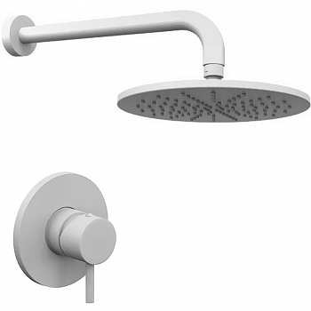 Душевая система Paffoni Light KITLIG011BO Белая матовая