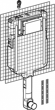Скрытый бачок GEBERIT Sigma 8 109.791.00.1