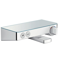 Смеситель для ванны Hansgrohe Ecostat Select 13151400 с термостатом Хром Белый