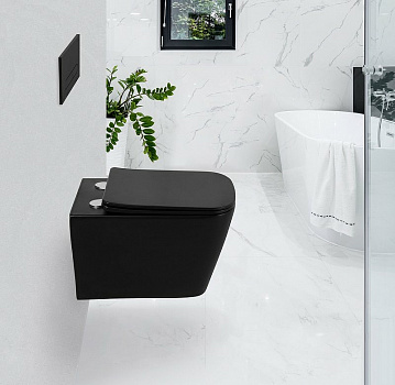 Унитаз BelBagno Ardente-C BB3202CHR-MB подвесной без сиденья