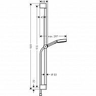 Душевой гарнитур Hansgrohe Pulsify Select Relaxation 24170000 Хром