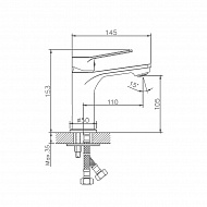 Смеситель для раковины Haiba HB10559 Хром