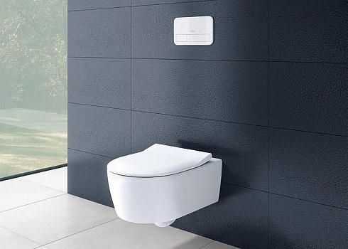 Унитаз Villeroy&Boch Avento 5656RS01 подвесной с сиденьем Микролифт