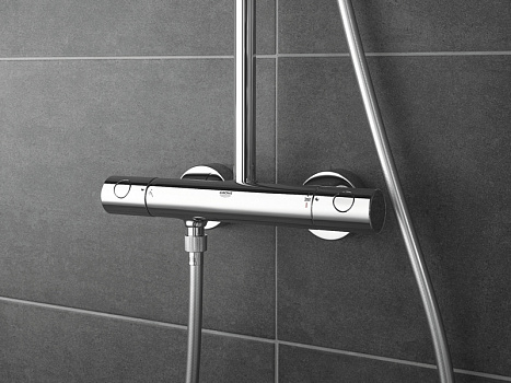 Душевая система Grohe Tempesta Cosmopolitan 27922001 с термостатом Хром