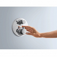 Смеситель для душа Hansgrohe Ecostat S 15757000 с термостатом Хром