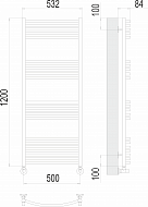 Полотенцесушитель Классик П22 500х1200Terminus